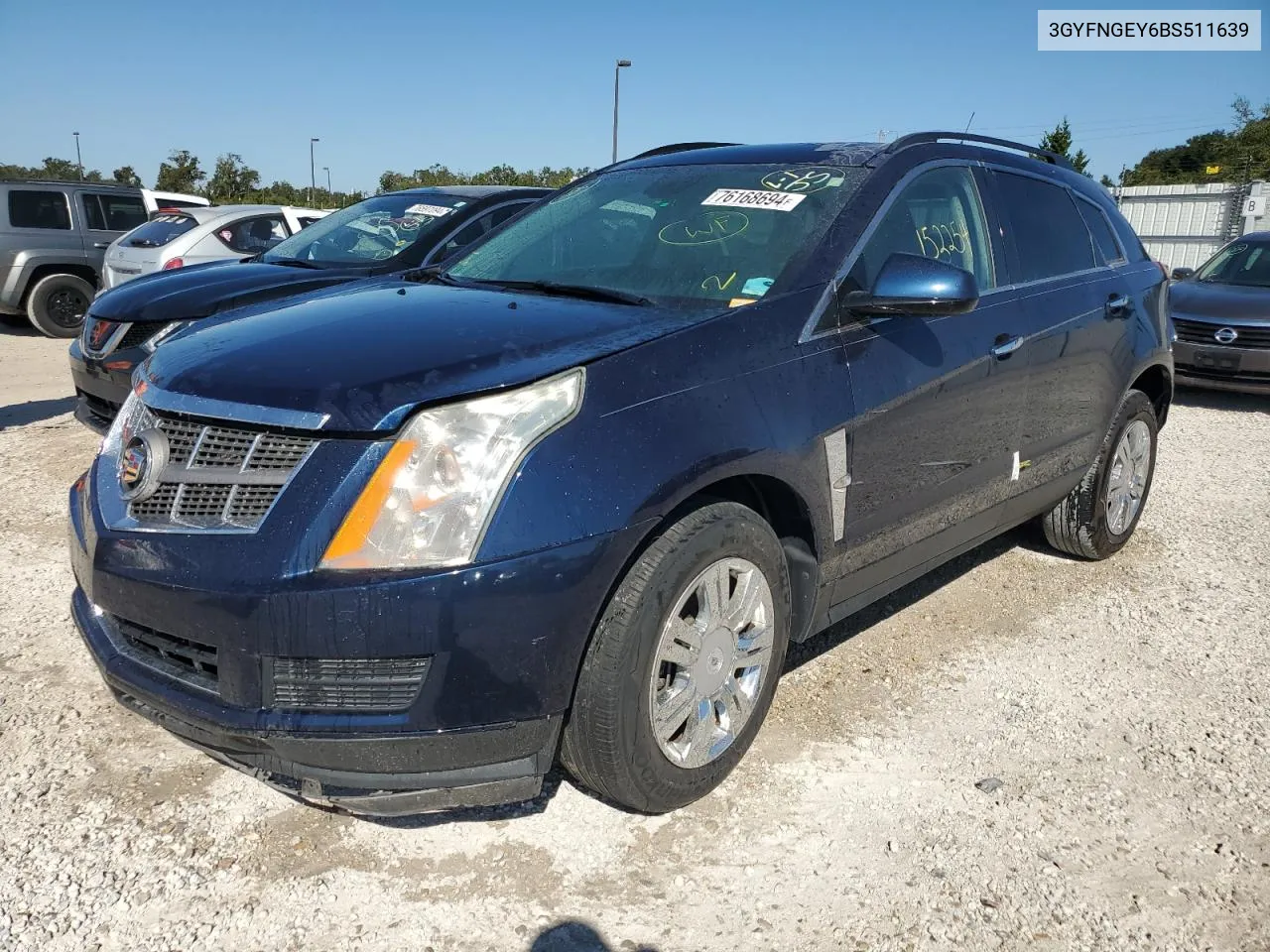 3GYFNGEY6BS511639 2011 Cadillac Srx