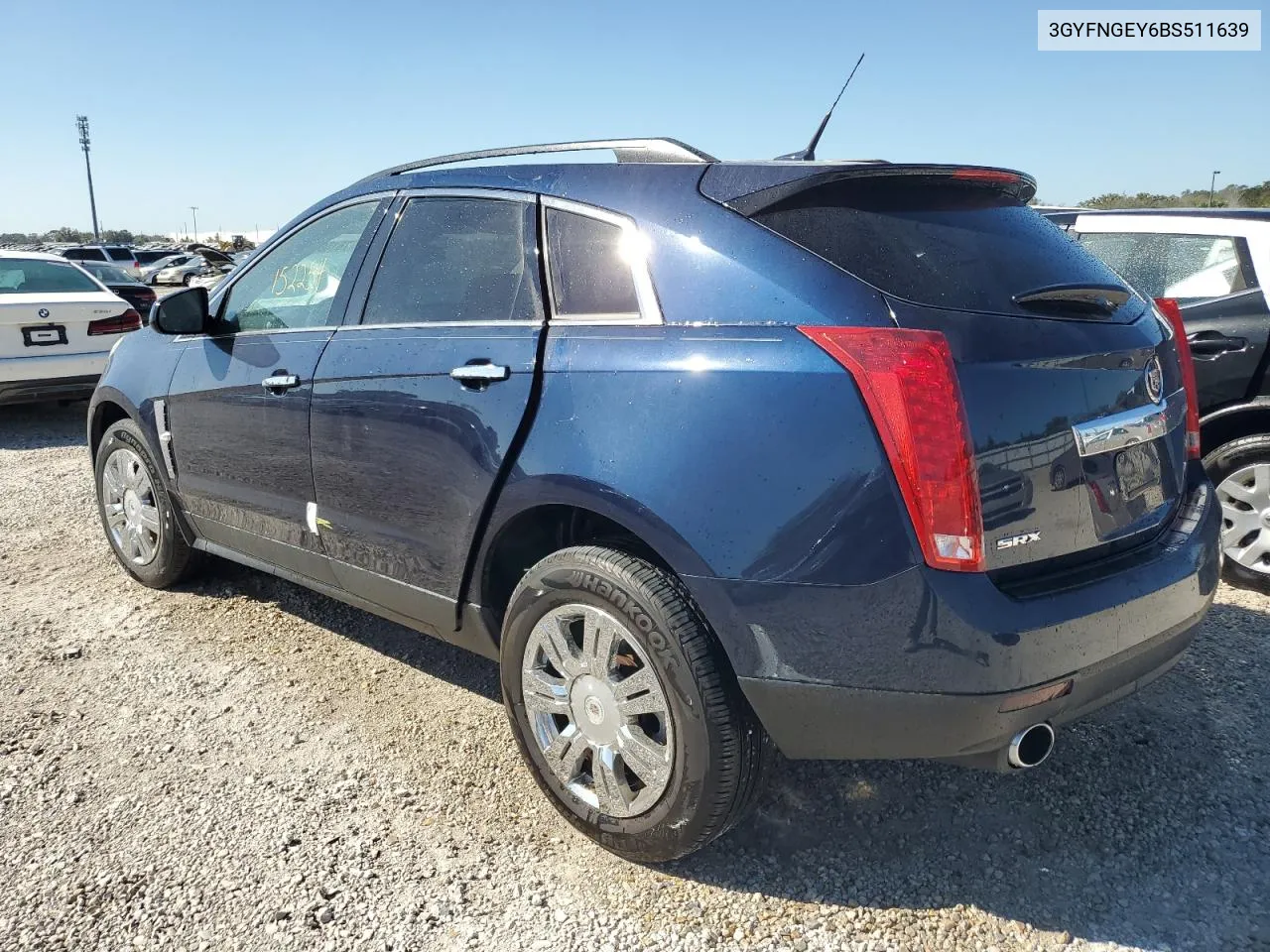 3GYFNGEY6BS511639 2011 Cadillac Srx