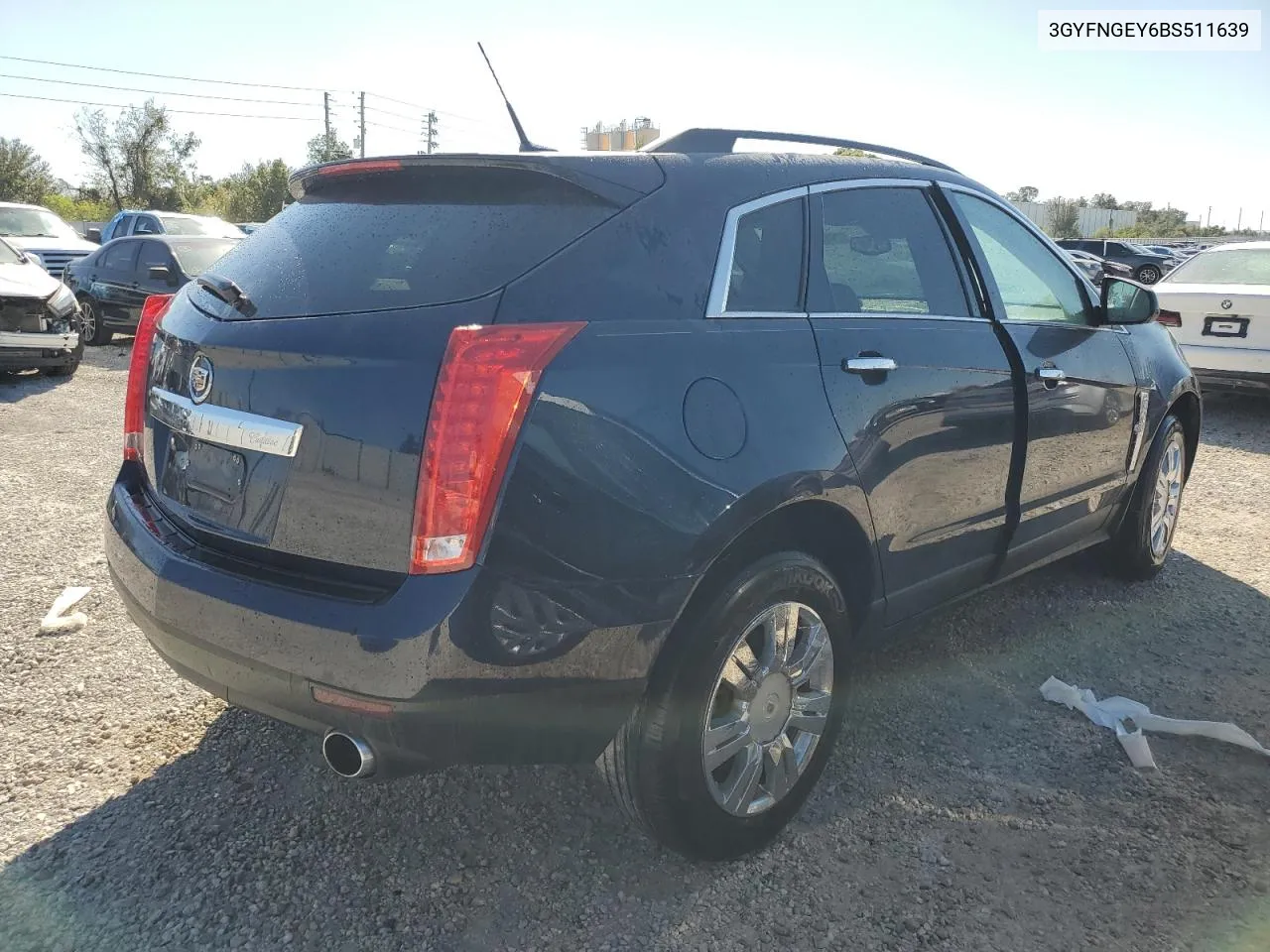 2011 Cadillac Srx VIN: 3GYFNGEY6BS511639 Lot: 76168694