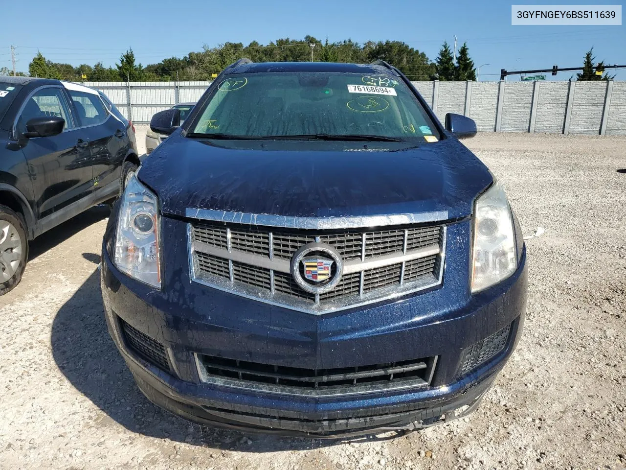 3GYFNGEY6BS511639 2011 Cadillac Srx