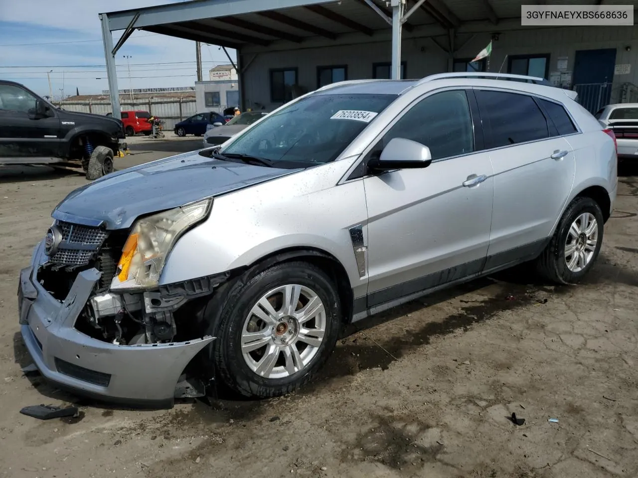 2011 Cadillac Srx Luxury Collection VIN: 3GYFNAEYXBS668636 Lot: 76203854