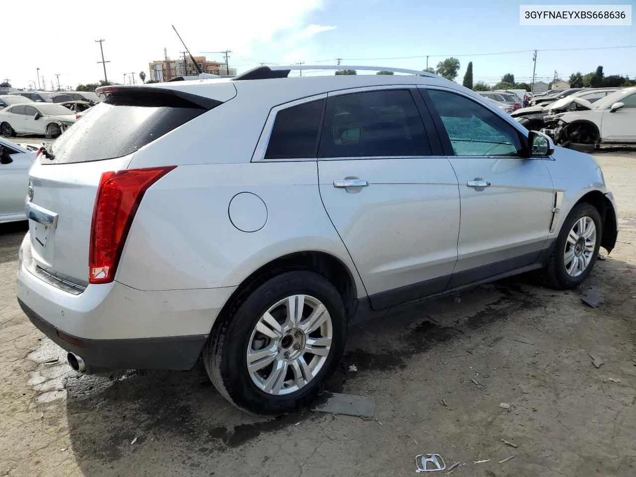 3GYFNAEYXBS668636 2011 Cadillac Srx Luxury Collection