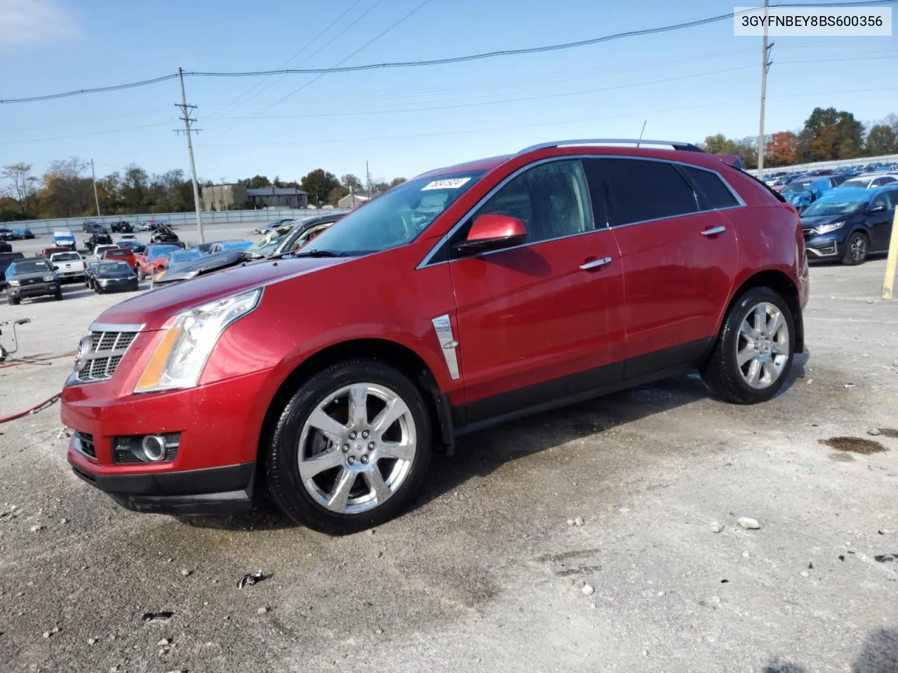 2011 Cadillac Srx Performance Collection VIN: 3GYFNBEY8BS600356 Lot: 76341924