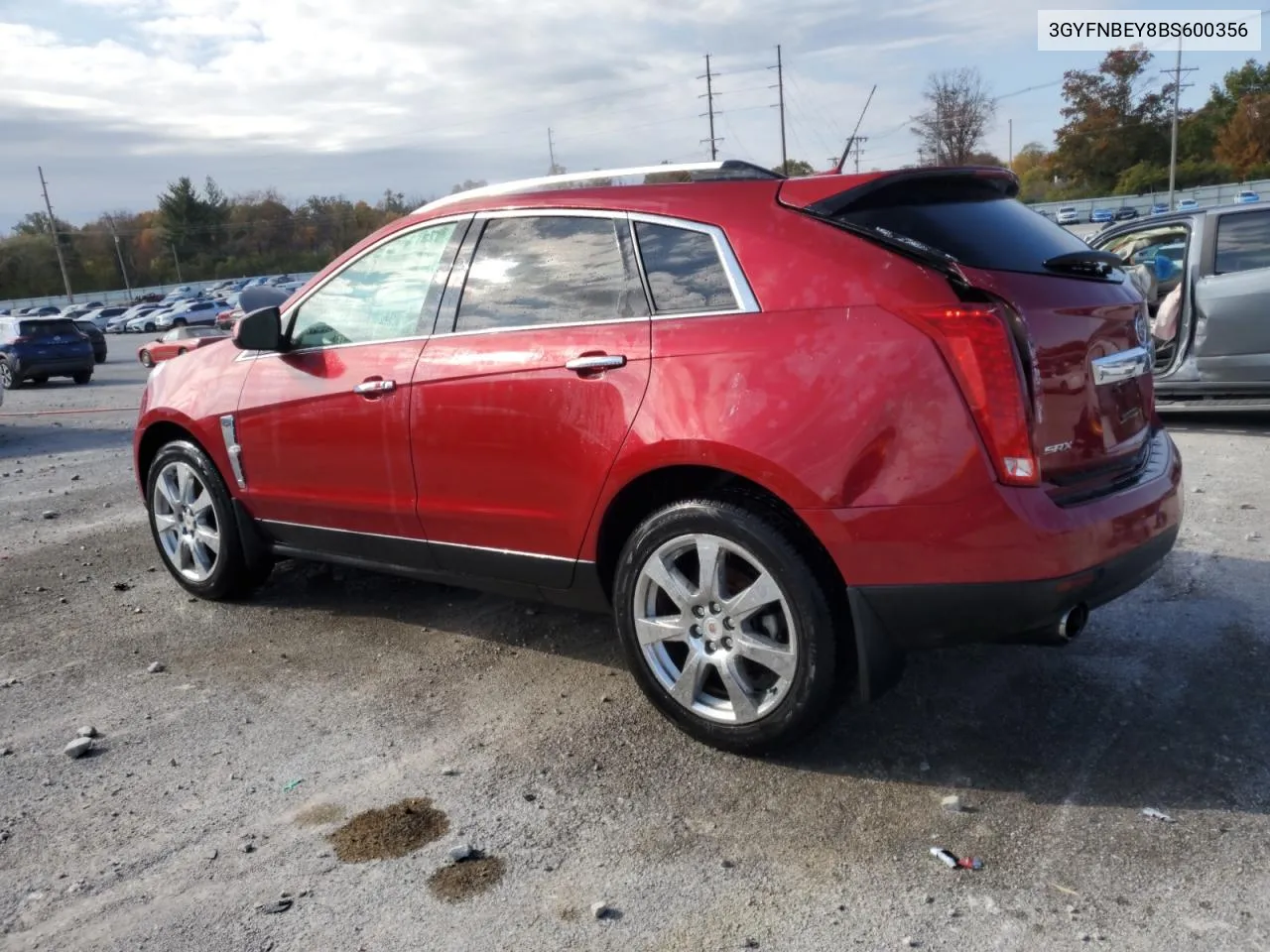 2011 Cadillac Srx Performance Collection VIN: 3GYFNBEY8BS600356 Lot: 76341924