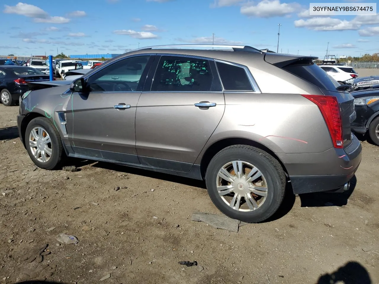 3GYFNAEY9BS674475 2011 Cadillac Srx Luxury Collection