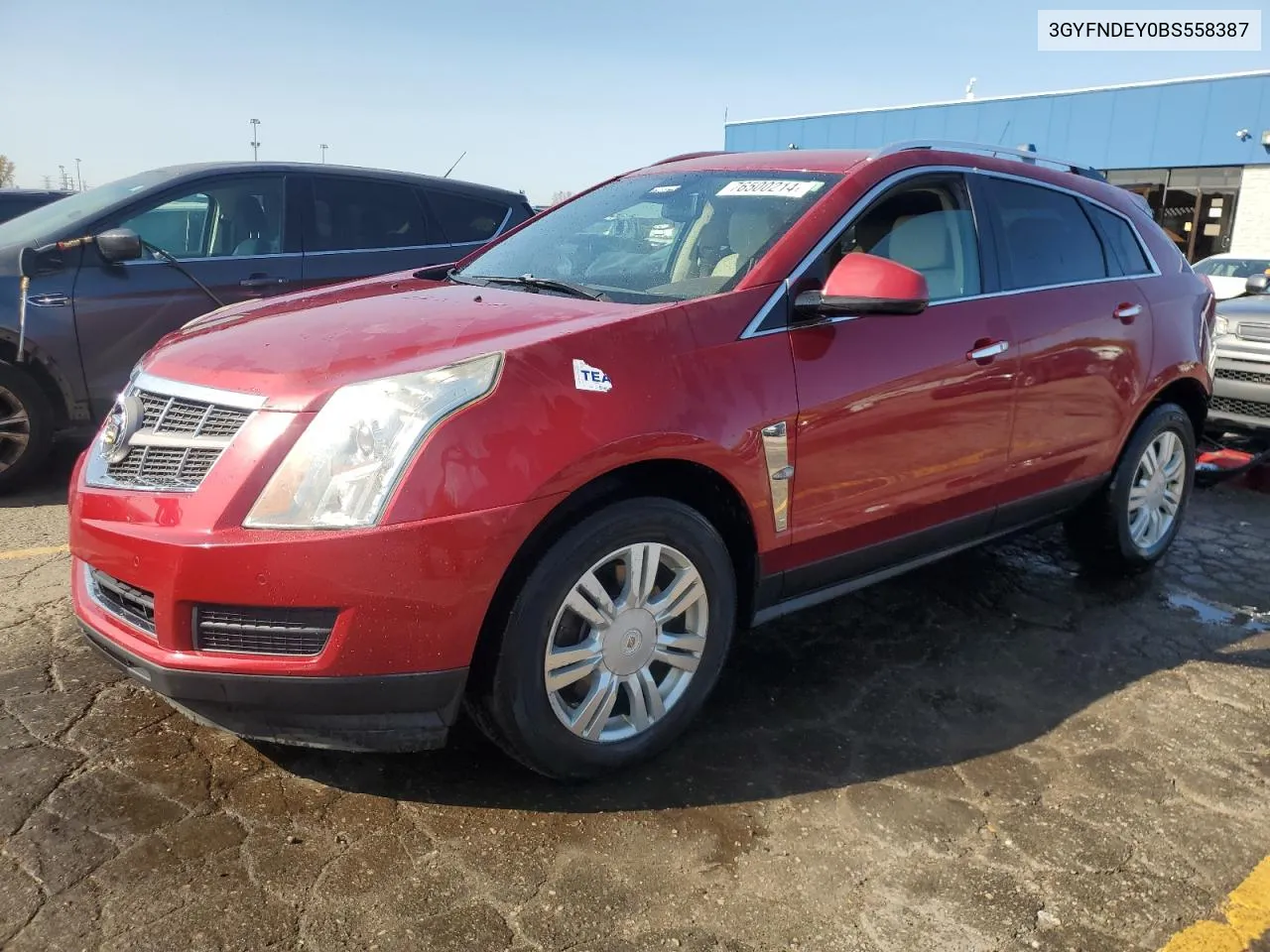 2011 Cadillac Srx Luxury Collection VIN: 3GYFNDEY0BS558387 Lot: 76500214