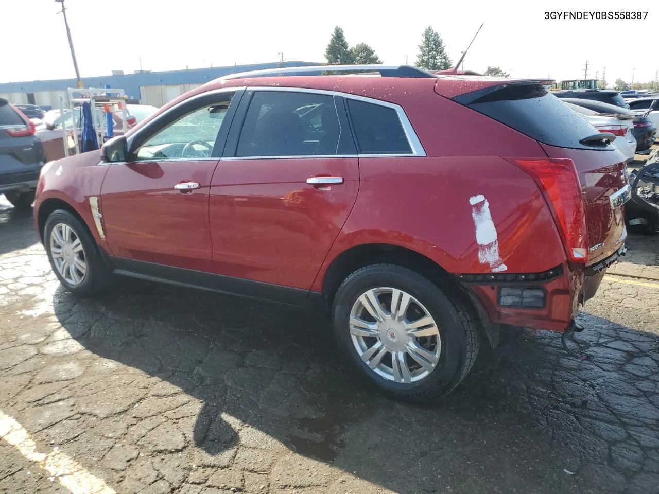 2011 Cadillac Srx Luxury Collection VIN: 3GYFNDEY0BS558387 Lot: 76500214