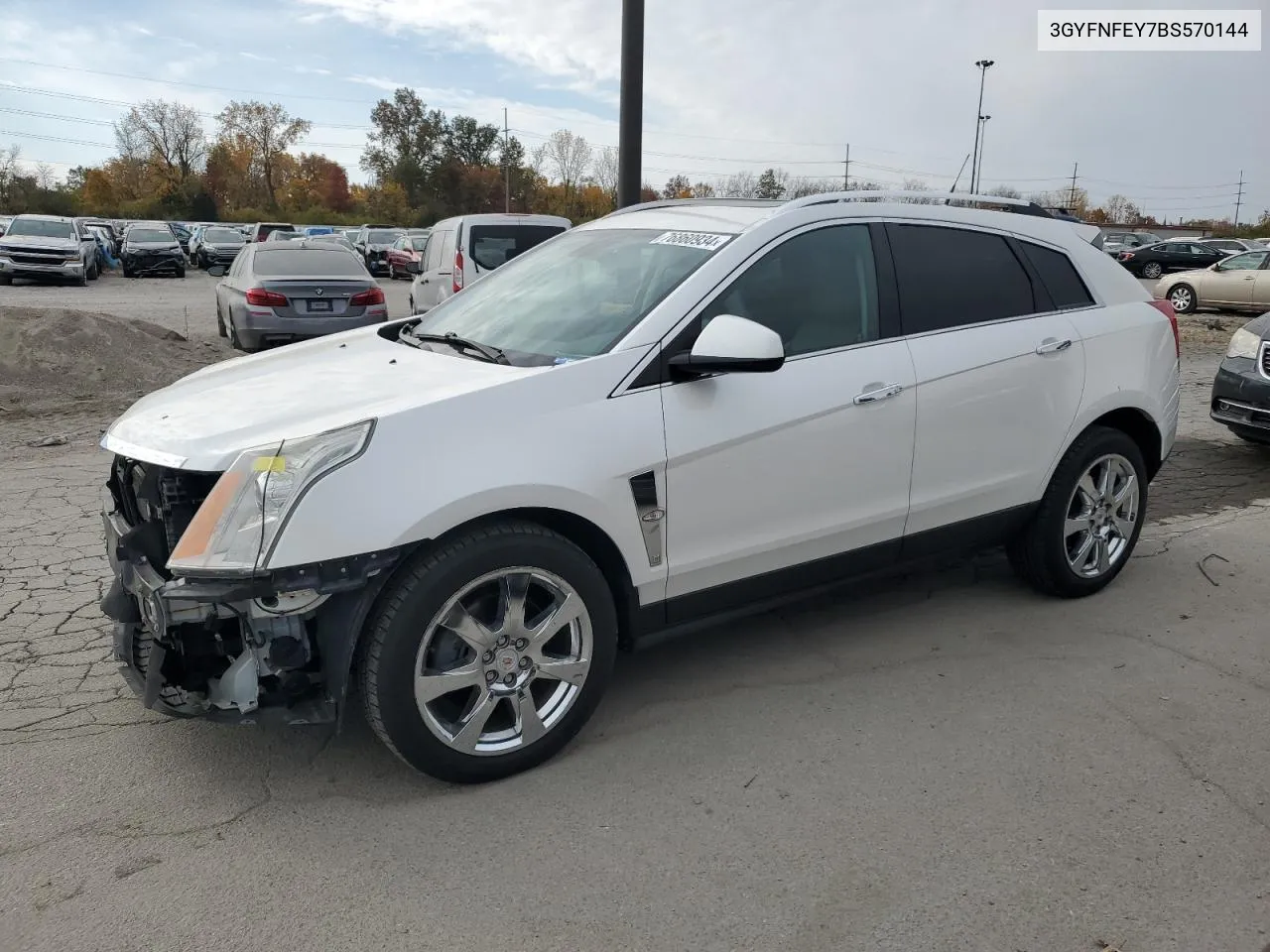 2011 Cadillac Srx Premium Collection VIN: 3GYFNFEY7BS570144 Lot: 76860934