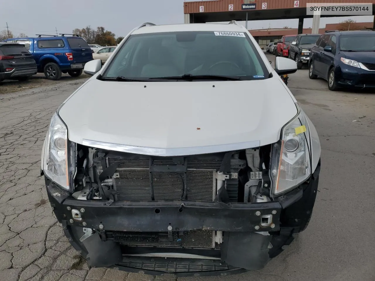 3GYFNFEY7BS570144 2011 Cadillac Srx Premium Collection