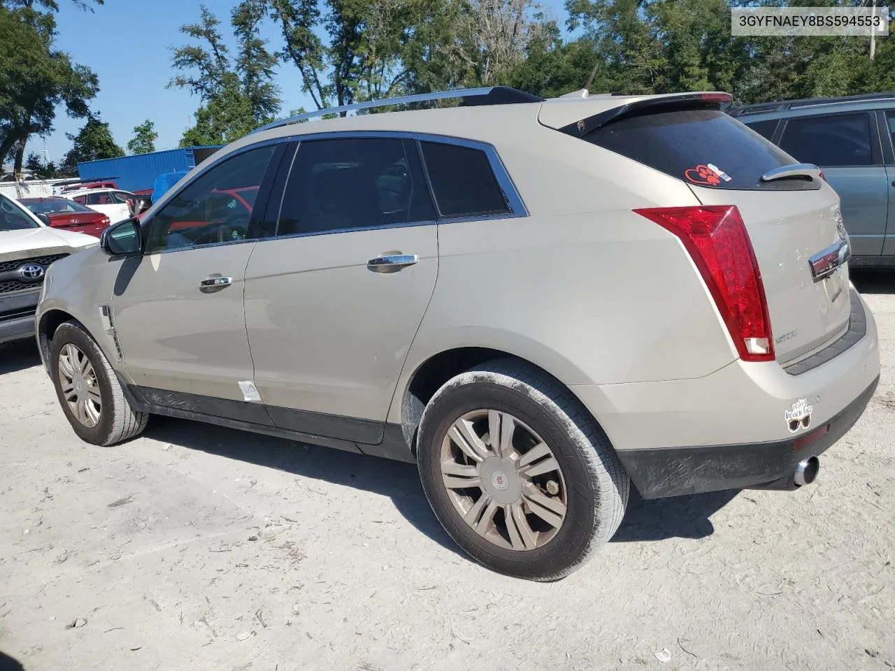 2011 Cadillac Srx Luxury Collection VIN: 3GYFNAEY8BS594553 Lot: 76986484