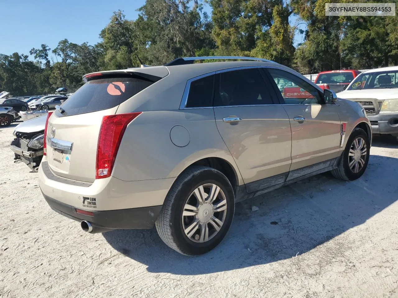 2011 Cadillac Srx Luxury Collection VIN: 3GYFNAEY8BS594553 Lot: 76986484