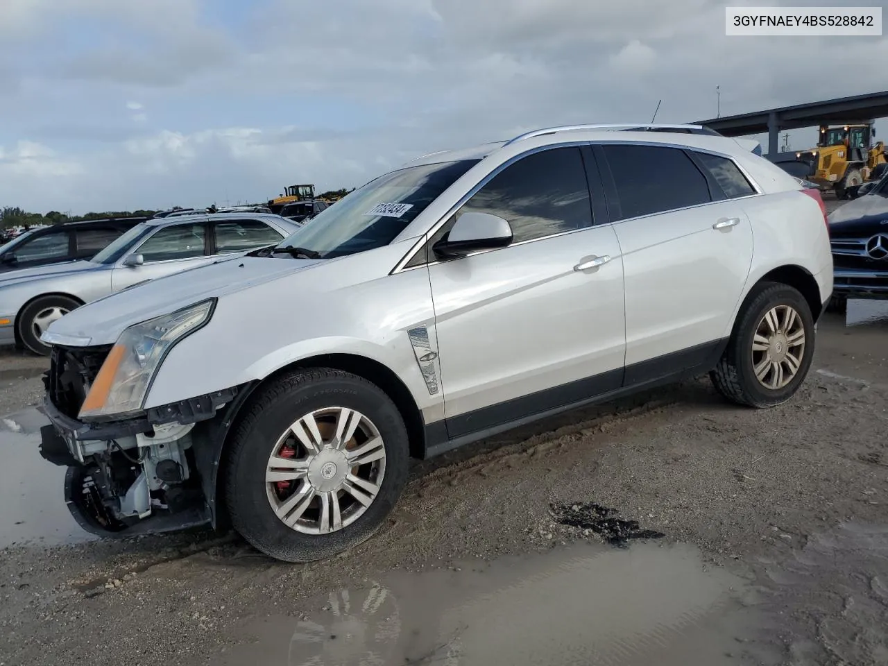 2011 Cadillac Srx Luxury Collection VIN: 3GYFNAEY4BS528842 Lot: 77232434