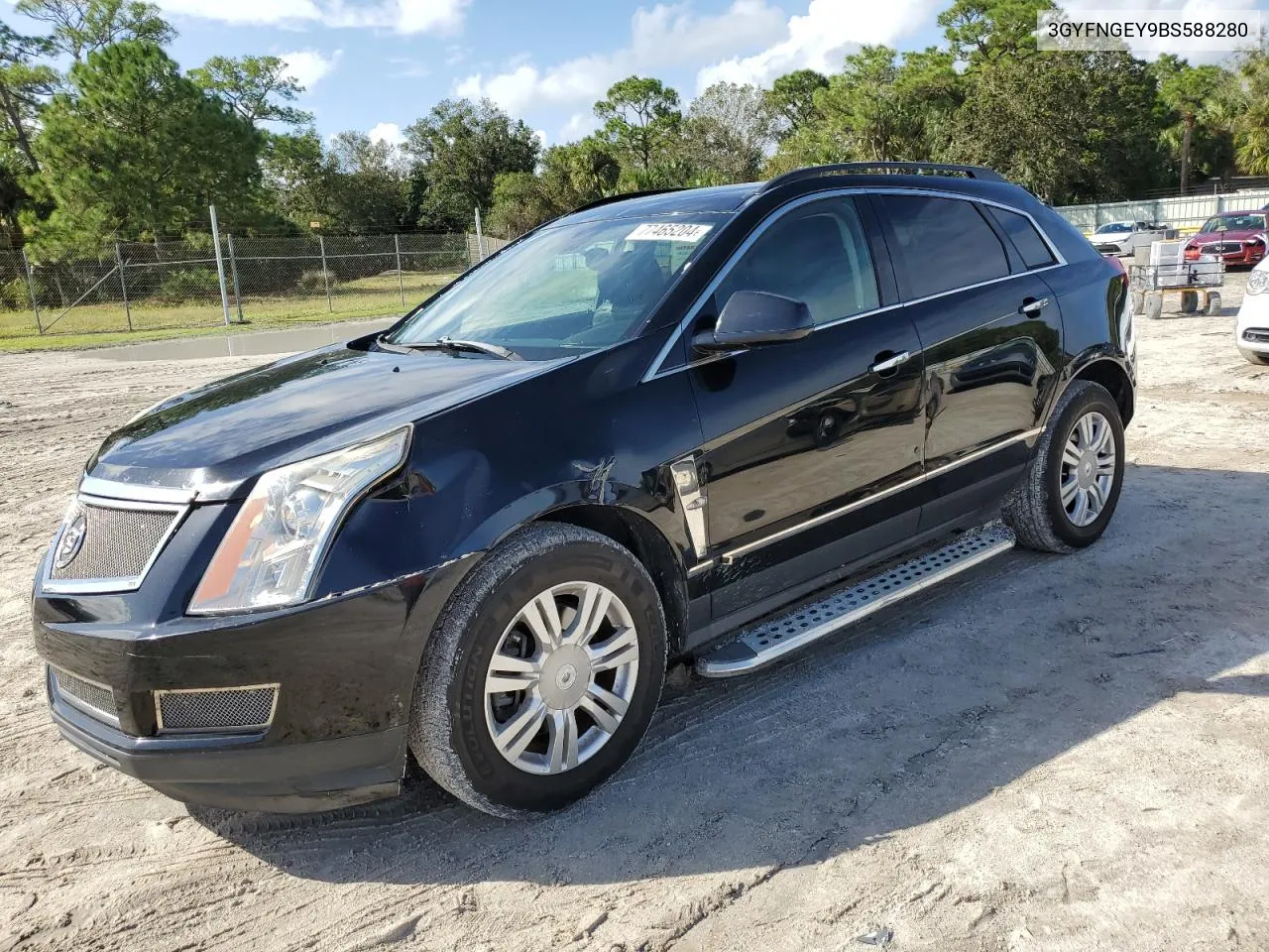 2011 Cadillac Srx VIN: 3GYFNGEY9BS588280 Lot: 77465204