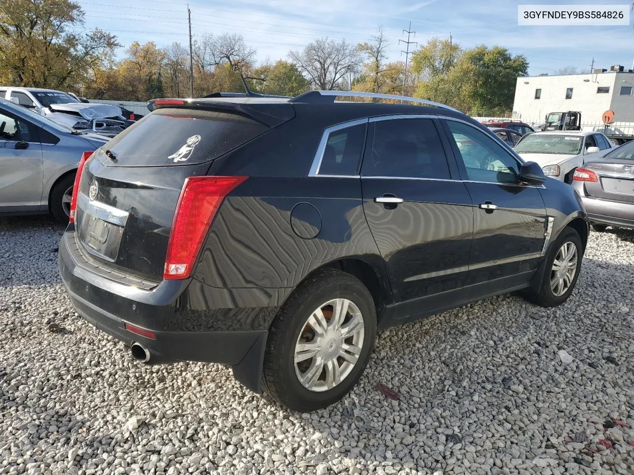 3GYFNDEY9BS584826 2011 Cadillac Srx Luxury Collection