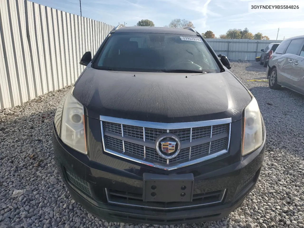 2011 Cadillac Srx Luxury Collection VIN: 3GYFNDEY9BS584826 Lot: 77957874