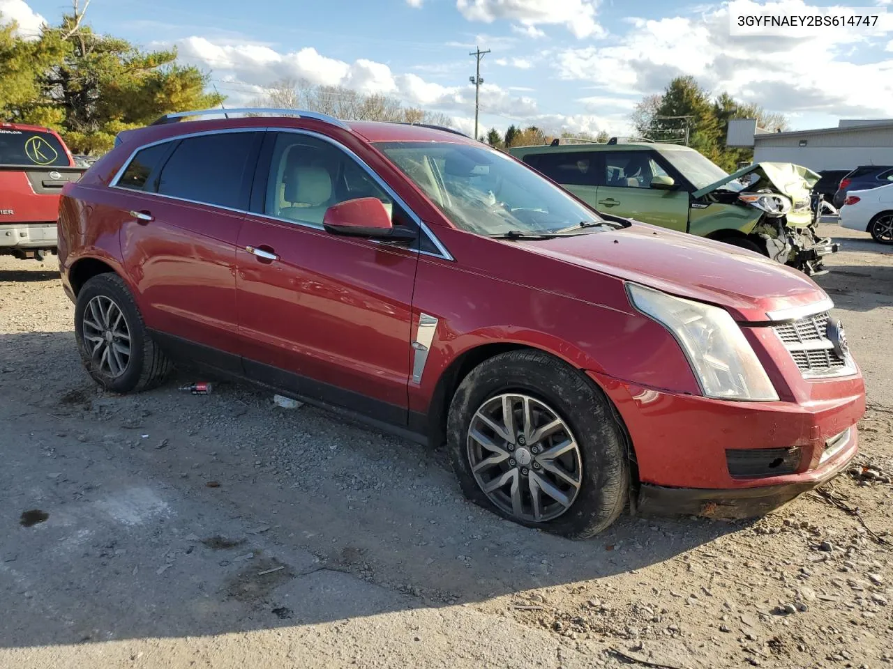 2011 Cadillac Srx Luxury Collection VIN: 3GYFNAEY2BS614747 Lot: 78350824