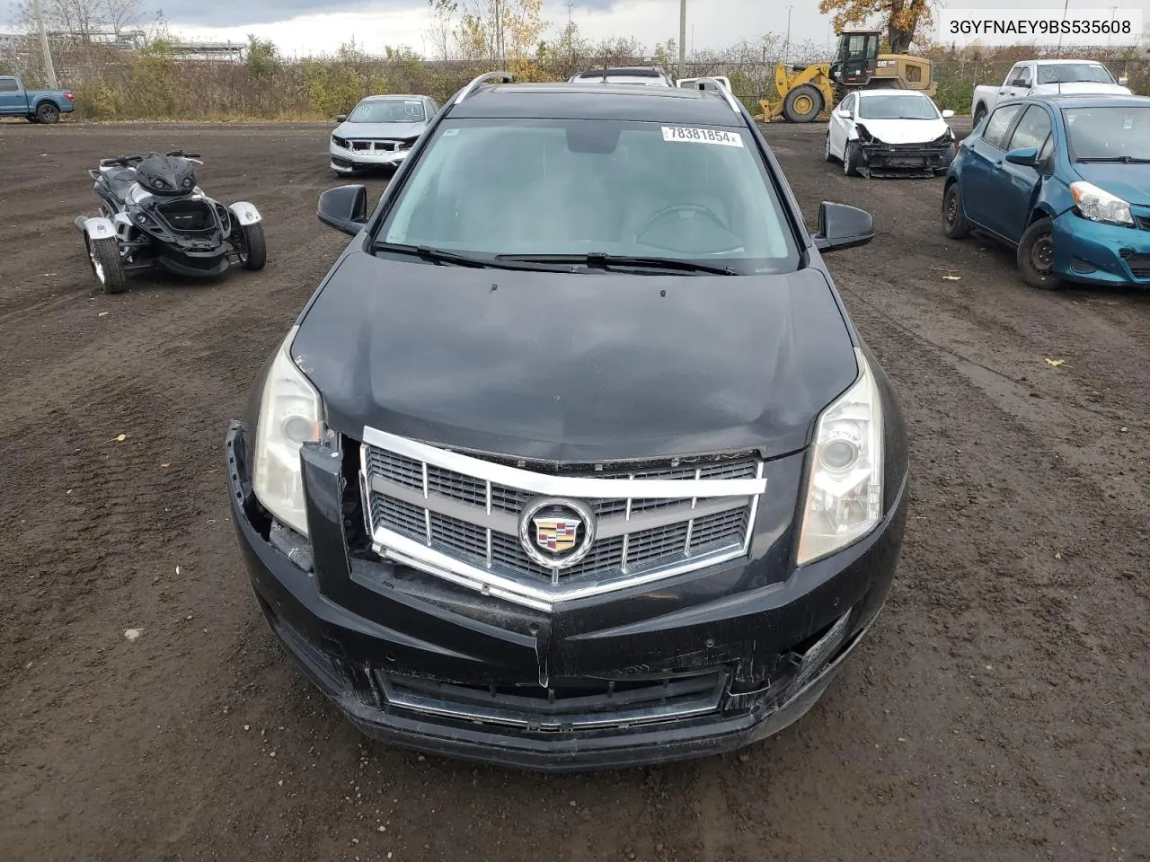 2011 Cadillac Srx Luxury Collection VIN: 3GYFNAEY9BS535608 Lot: 78381854