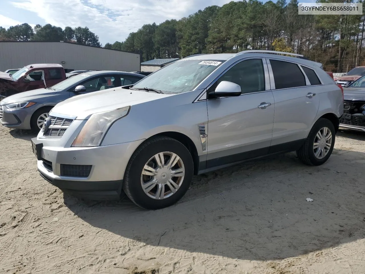 2011 Cadillac Srx Luxury Collection VIN: 3GYFNDEY6BS658011 Lot: 78494614