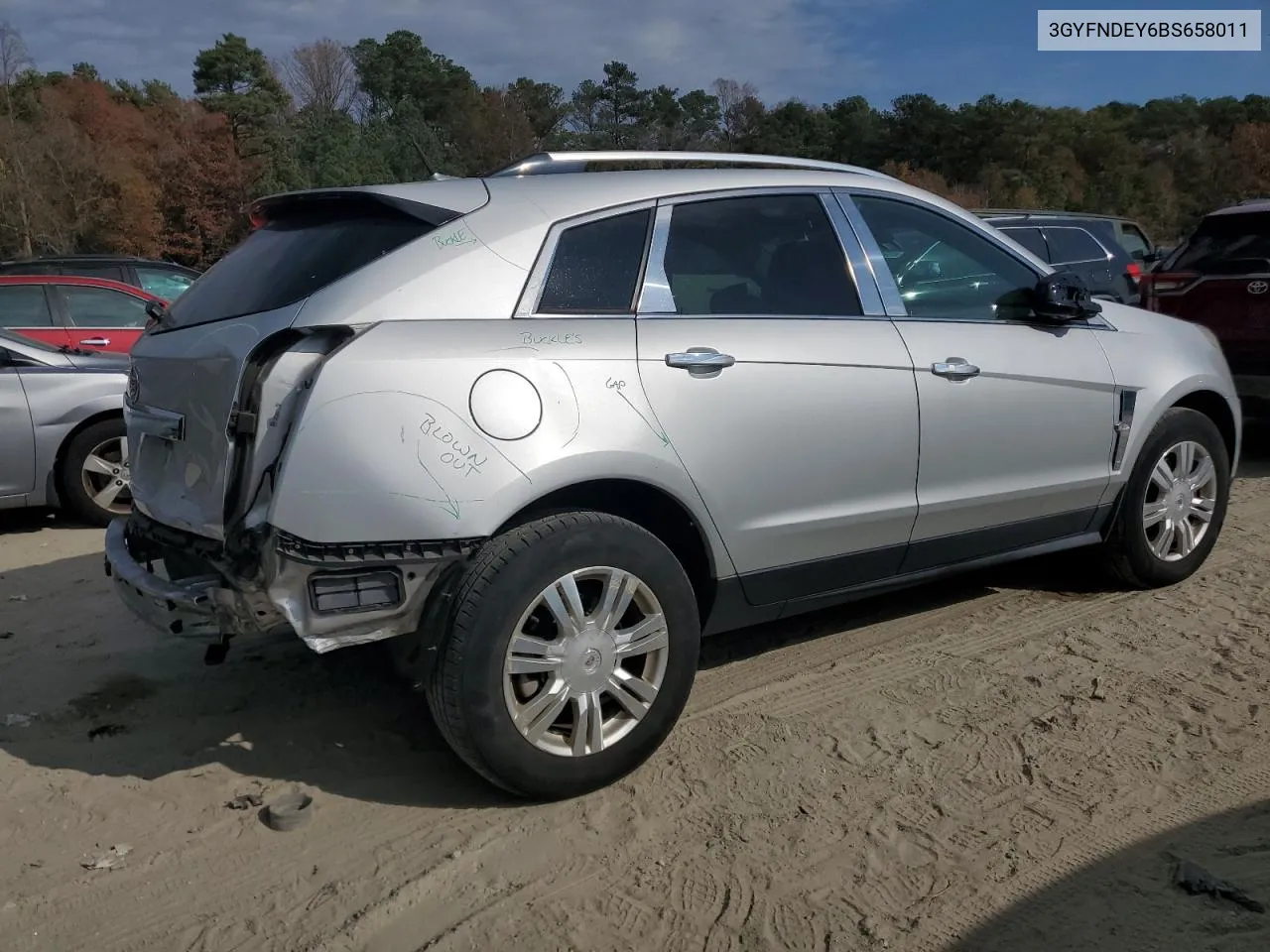 2011 Cadillac Srx Luxury Collection VIN: 3GYFNDEY6BS658011 Lot: 78494614