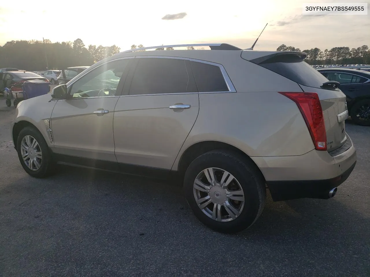 2011 Cadillac Srx Luxury Collection VIN: 3GYFNAEY7BS549555 Lot: 79192314