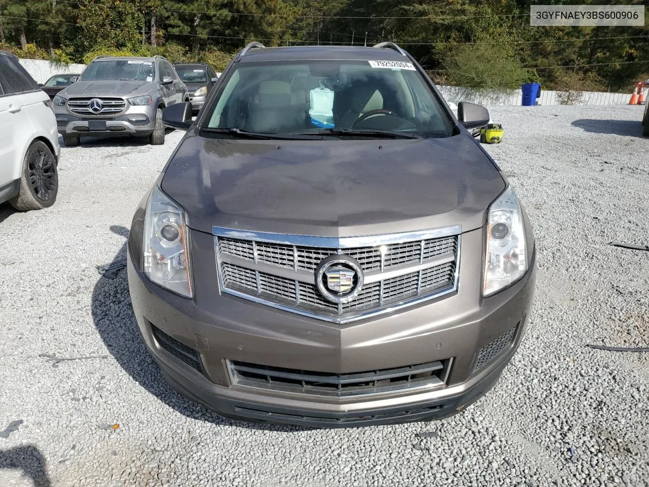 2011 Cadillac Srx Luxury Collection VIN: 3GYFNAEY3BS600906 Lot: 79252004