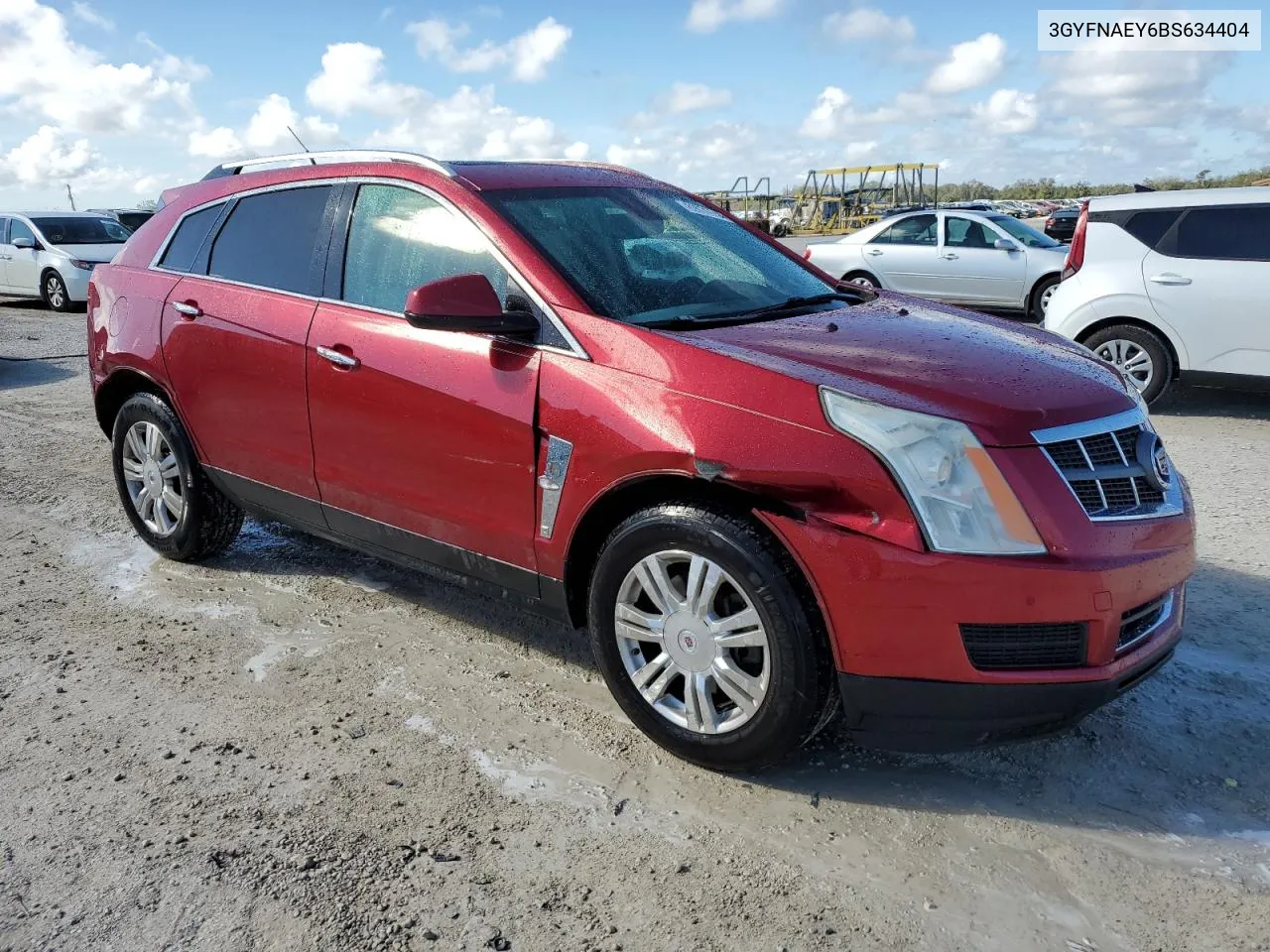 2011 Cadillac Srx Luxury Collection VIN: 3GYFNAEY6BS634404 Lot: 80076744