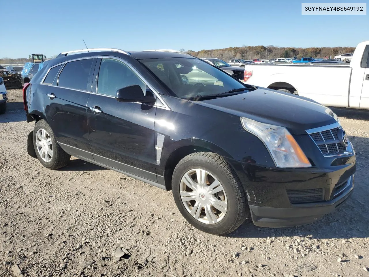 2011 Cadillac Srx Luxury Collection VIN: 3GYFNAEY4BS649192 Lot: 80149974