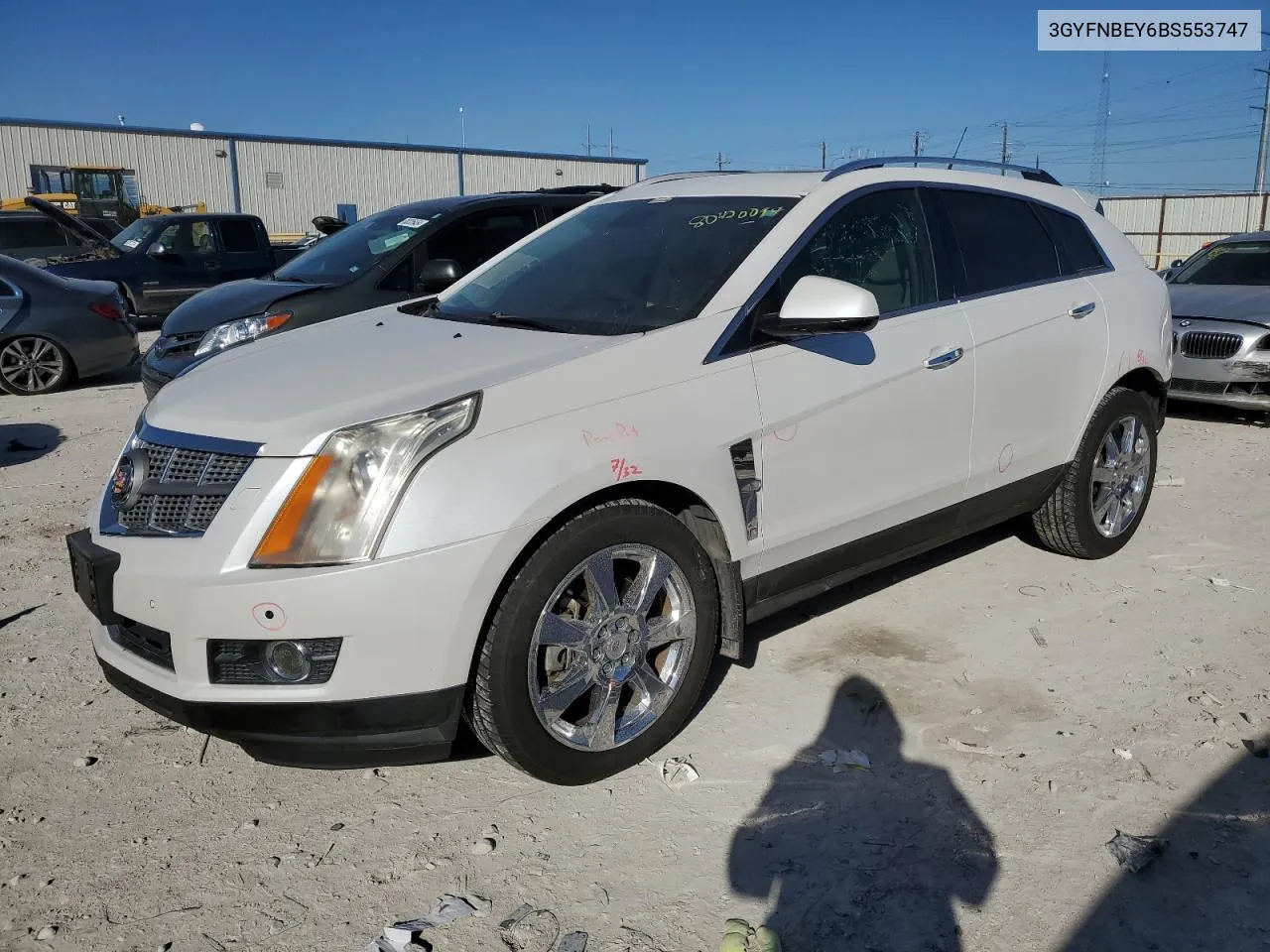 2011 Cadillac Srx Performance Collection VIN: 3GYFNBEY6BS553747 Lot: 80420094