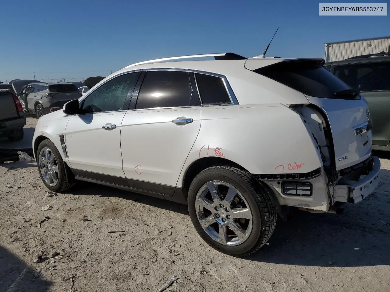 2011 Cadillac Srx Performance Collection VIN: 3GYFNBEY6BS553747 Lot: 80420094