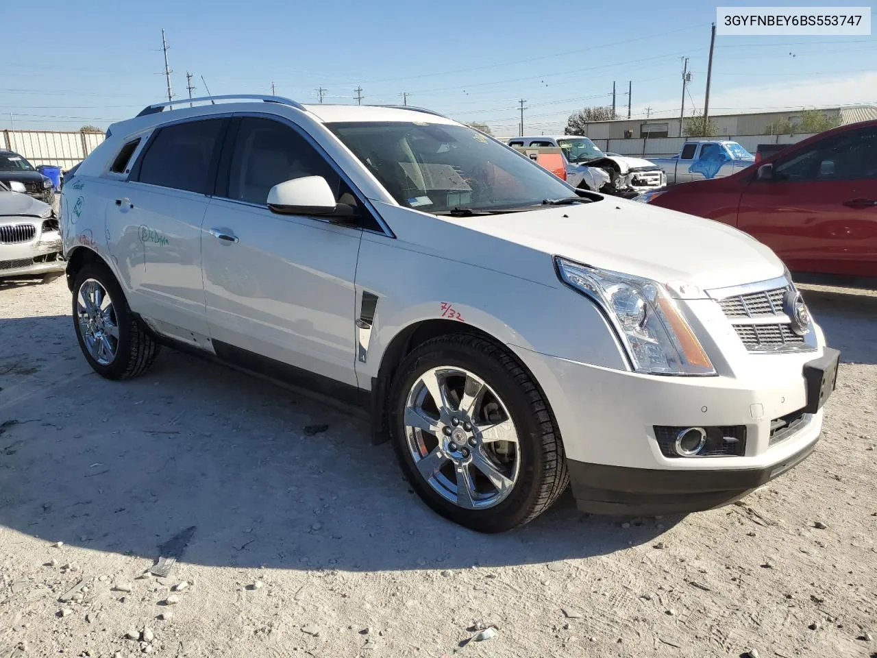 2011 Cadillac Srx Performance Collection VIN: 3GYFNBEY6BS553747 Lot: 80420094