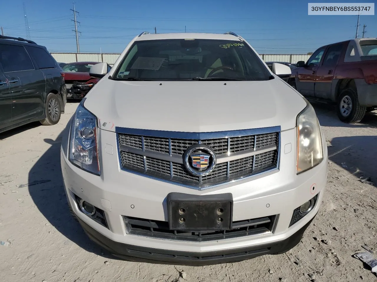 2011 Cadillac Srx Performance Collection VIN: 3GYFNBEY6BS553747 Lot: 80420094