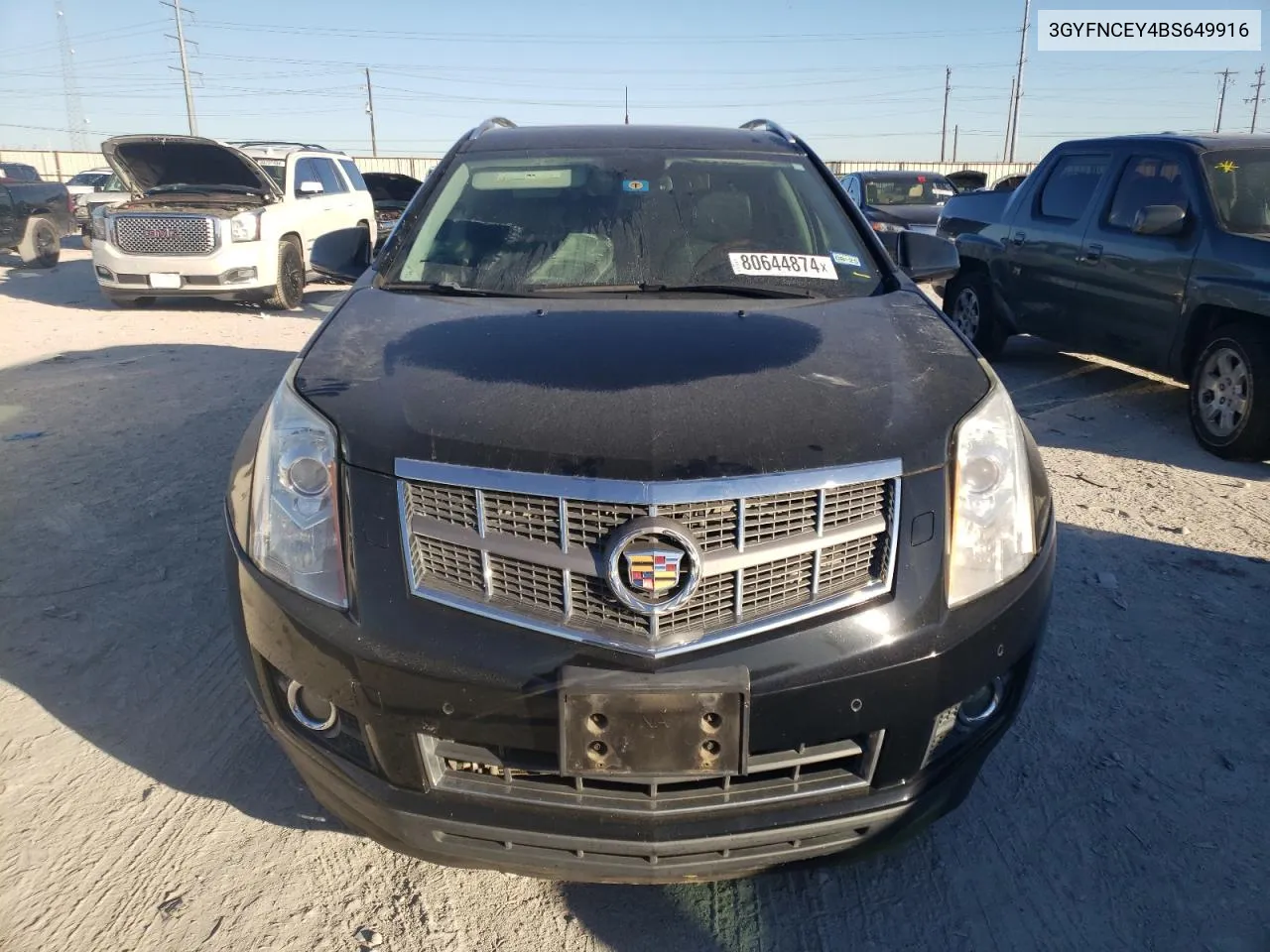 2011 Cadillac Srx Premium Collection VIN: 3GYFNCEY4BS649916 Lot: 80644874