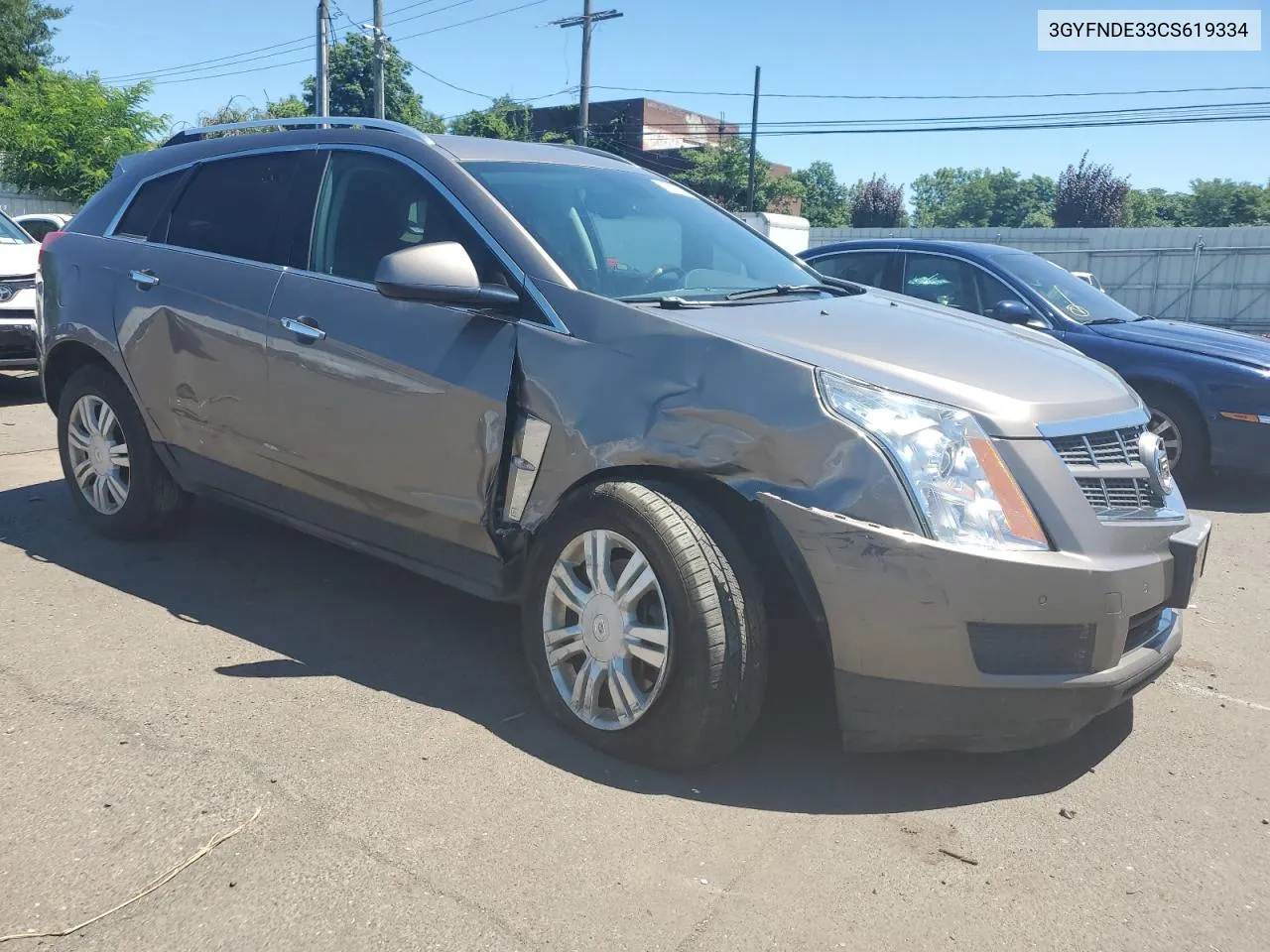 2012 Cadillac Srx Luxury Collection VIN: 3GYFNDE33CS619334 Lot: 59232654