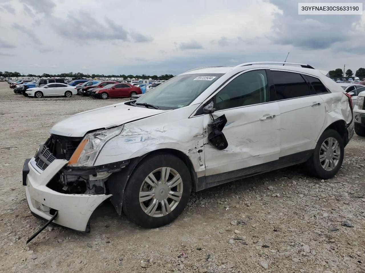 2012 Cadillac Srx Luxury Collection VIN: 3GYFNAE30CS633190 Lot: 59722934