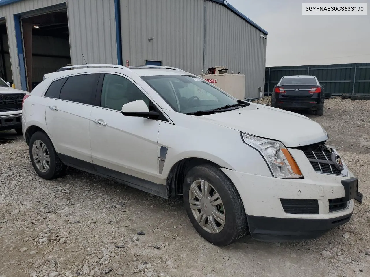 3GYFNAE30CS633190 2012 Cadillac Srx Luxury Collection