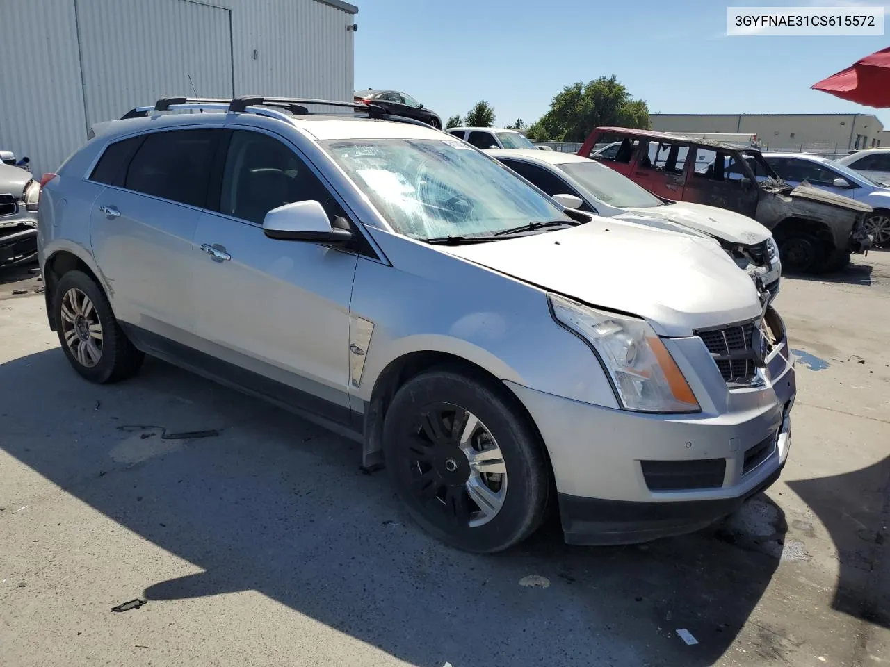 2012 Cadillac Srx Luxury Collection VIN: 3GYFNAE31CS615572 Lot: 61124394