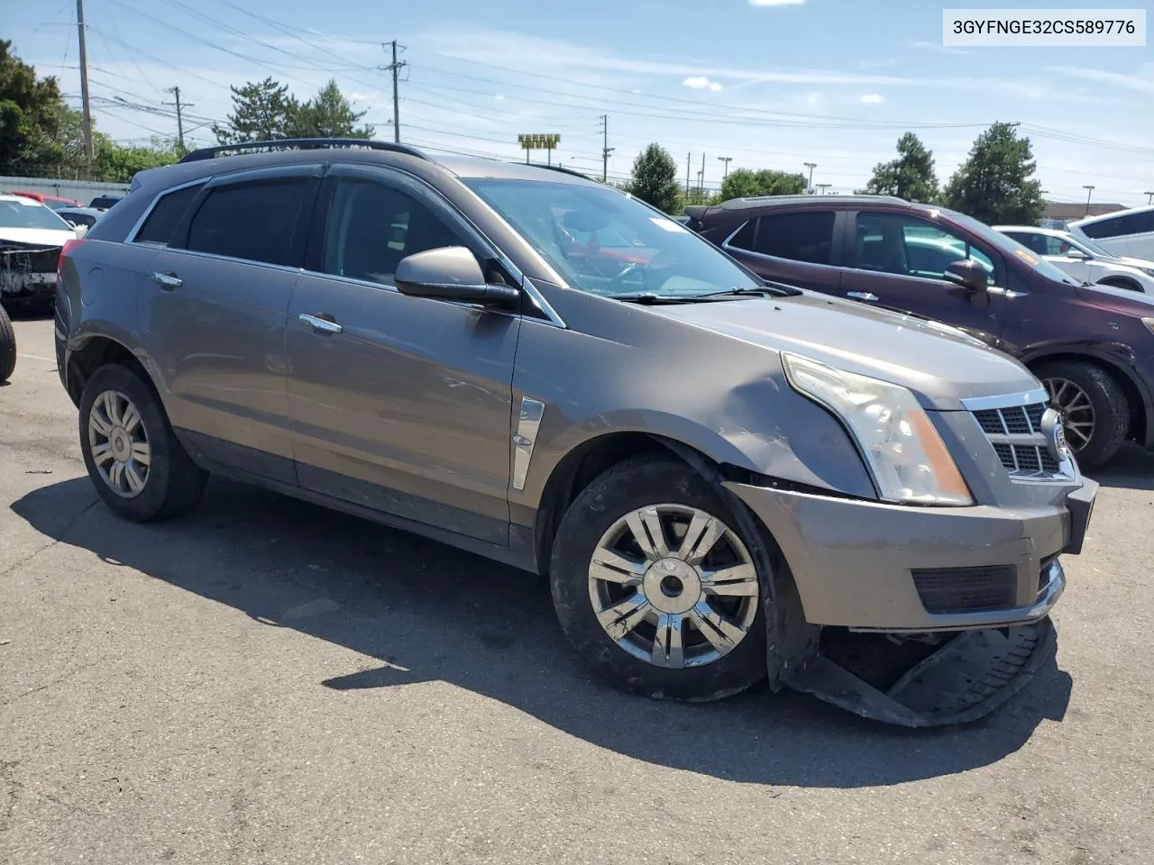 2012 Cadillac Srx VIN: 3GYFNGE32CS589776 Lot: 63620814