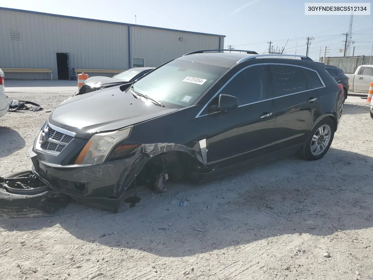 3GYFNDE38CS512134 2012 Cadillac Srx Luxury Collection