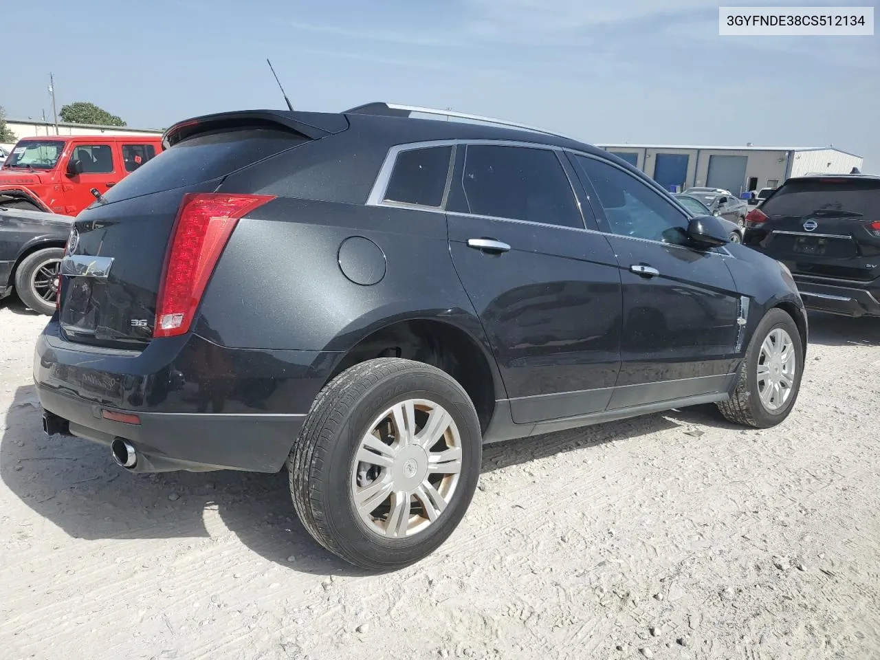 3GYFNDE38CS512134 2012 Cadillac Srx Luxury Collection