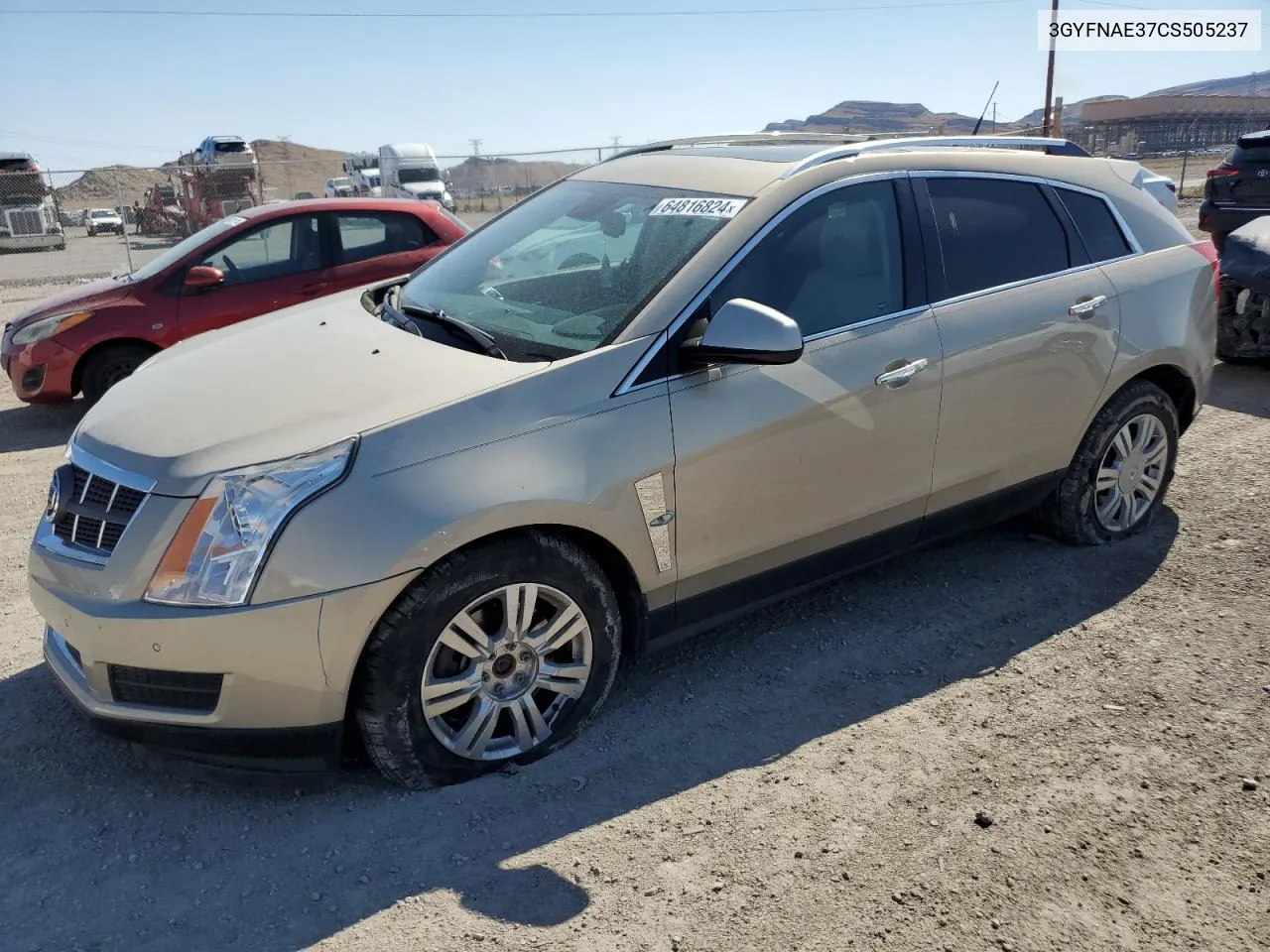 2012 Cadillac Srx Luxury Collection VIN: 3GYFNAE37CS505237 Lot: 64816824