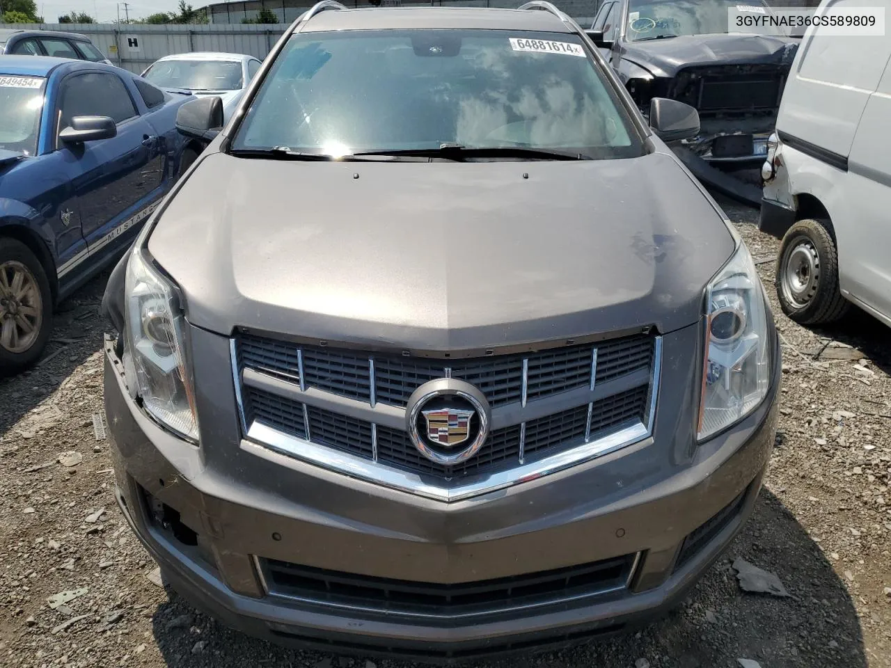 2012 Cadillac Srx Luxury Collection VIN: 3GYFNAE36CS589809 Lot: 64881614