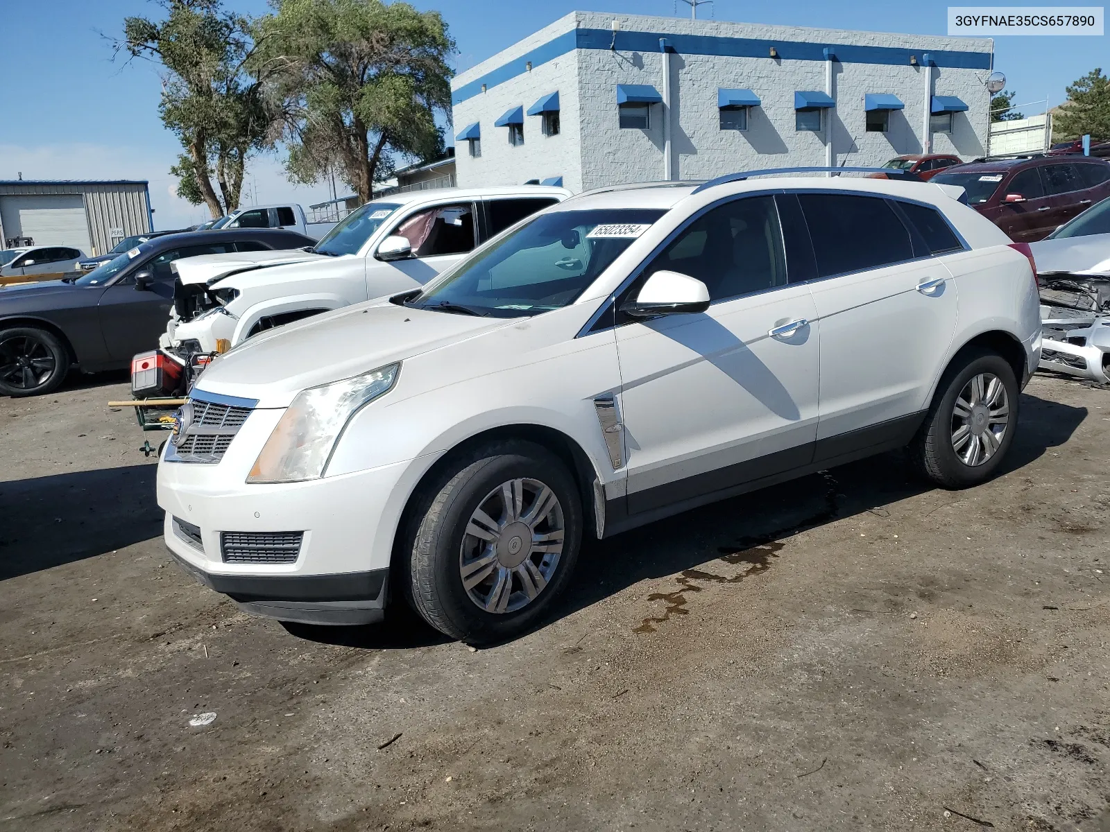 3GYFNAE35CS657890 2012 Cadillac Srx Luxury Collection