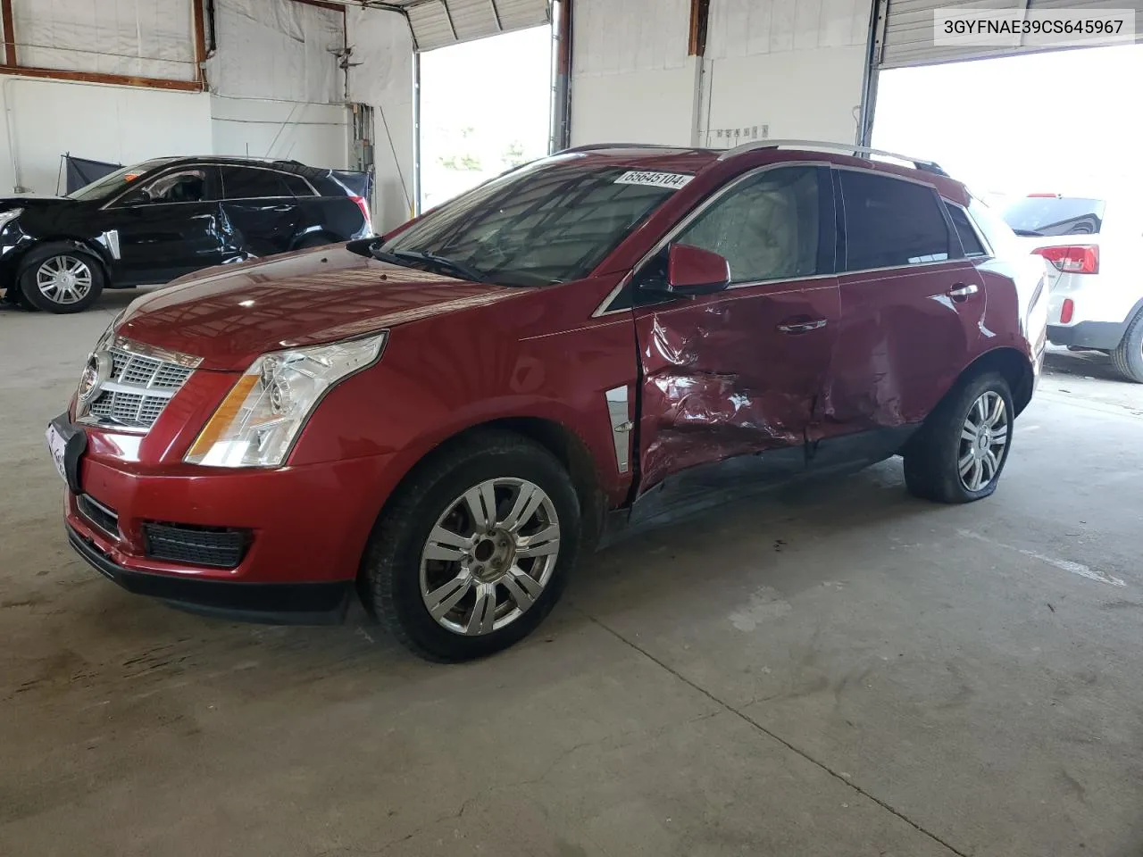 2012 Cadillac Srx Luxury Collection VIN: 3GYFNAE39CS645967 Lot: 65645104