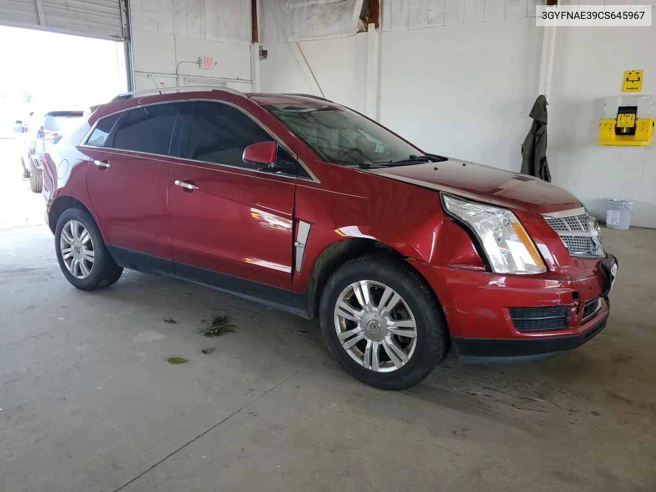 2012 Cadillac Srx Luxury Collection VIN: 3GYFNAE39CS645967 Lot: 65645104