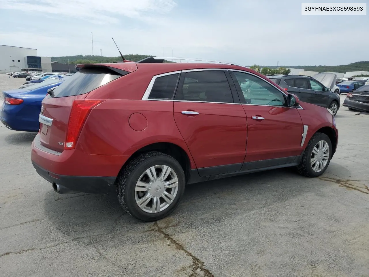 2012 Cadillac Srx Luxury Collection VIN: 3GYFNAE3XCS598593 Lot: 66754214