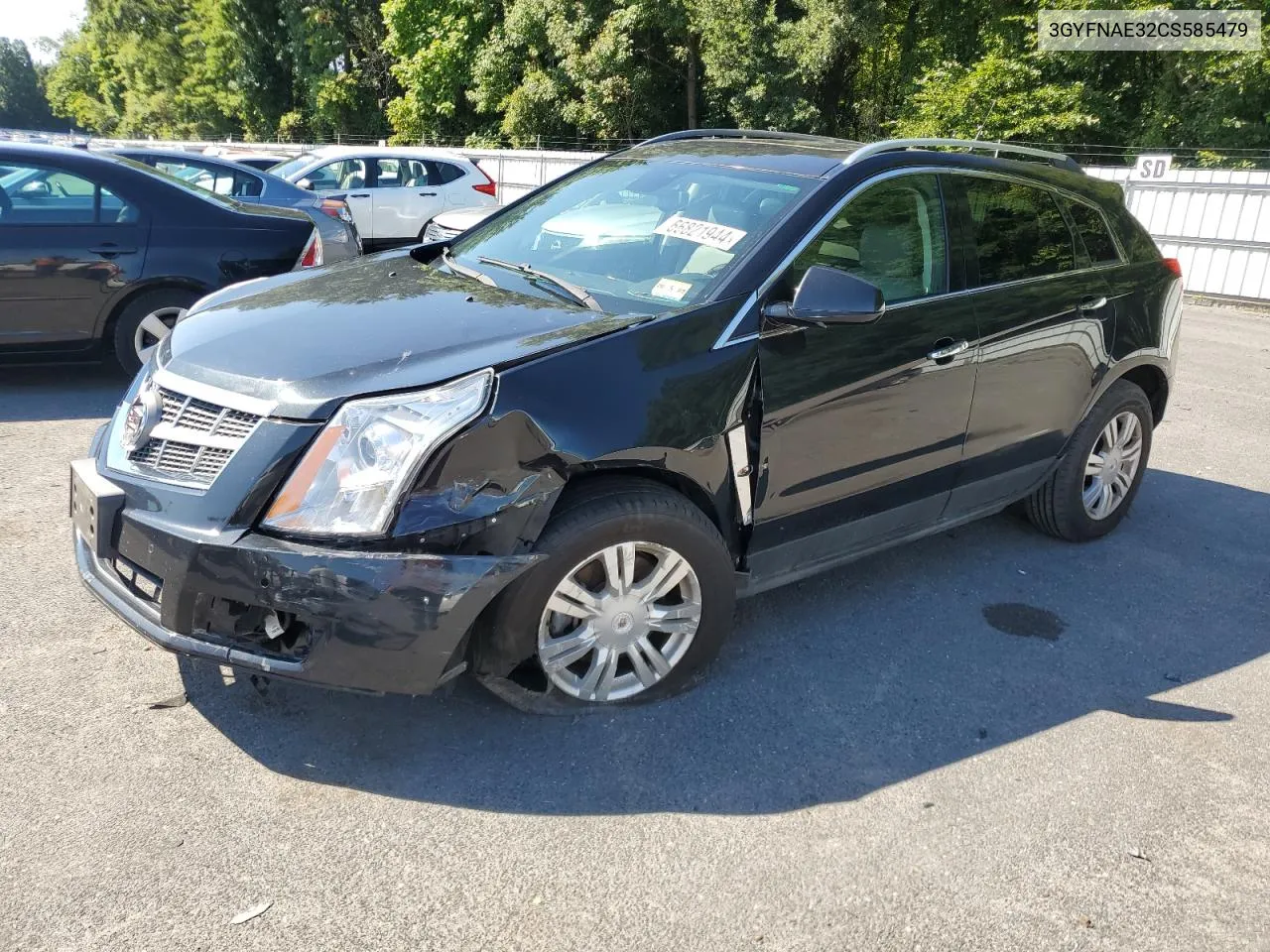 2012 Cadillac Srx Luxury Collection VIN: 3GYFNAE32CS585479 Lot: 66821944