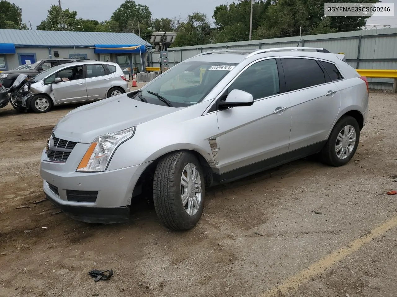 3GYFNAE39CS650246 2012 Cadillac Srx Luxury Collection