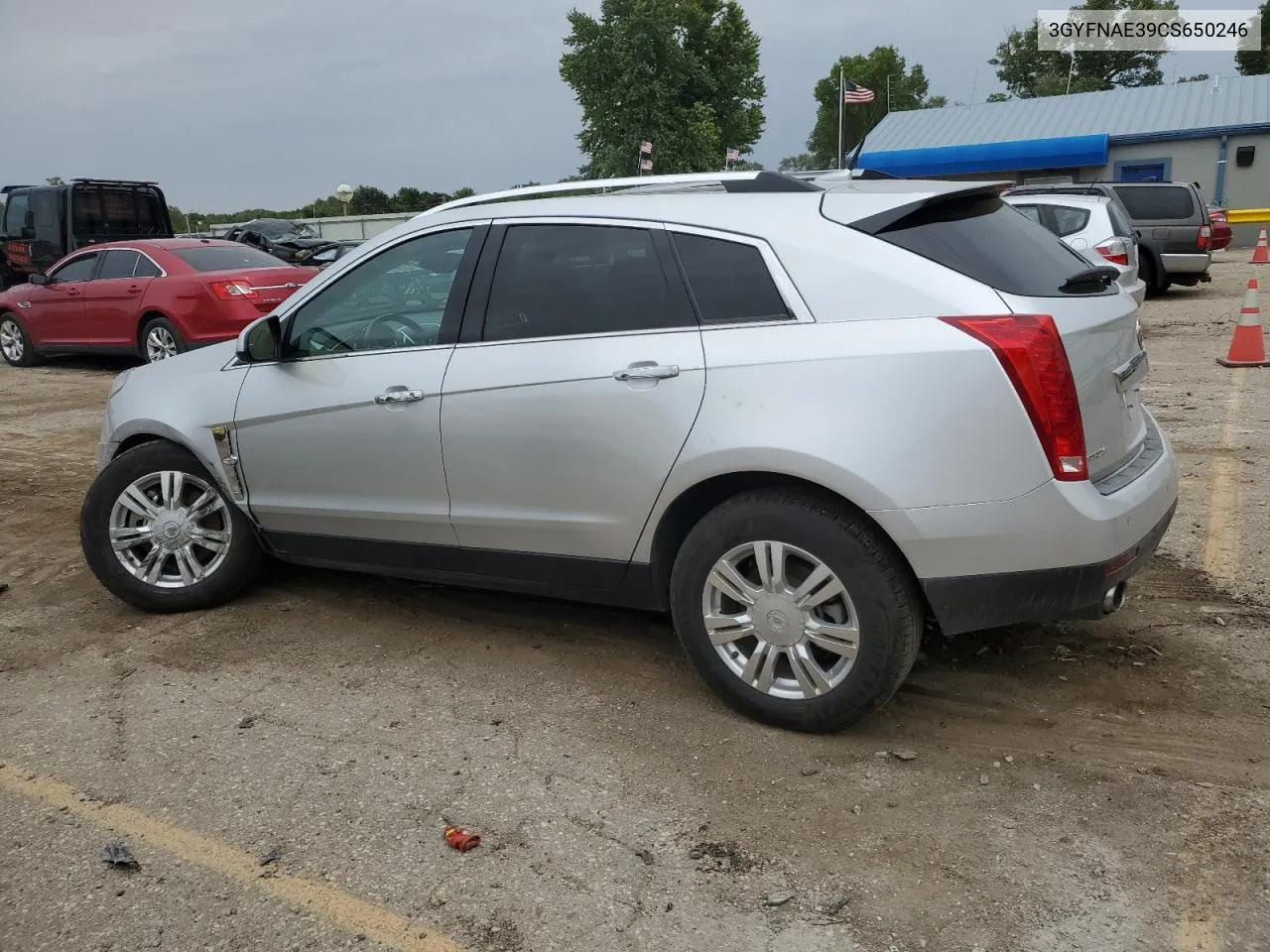 3GYFNAE39CS650246 2012 Cadillac Srx Luxury Collection