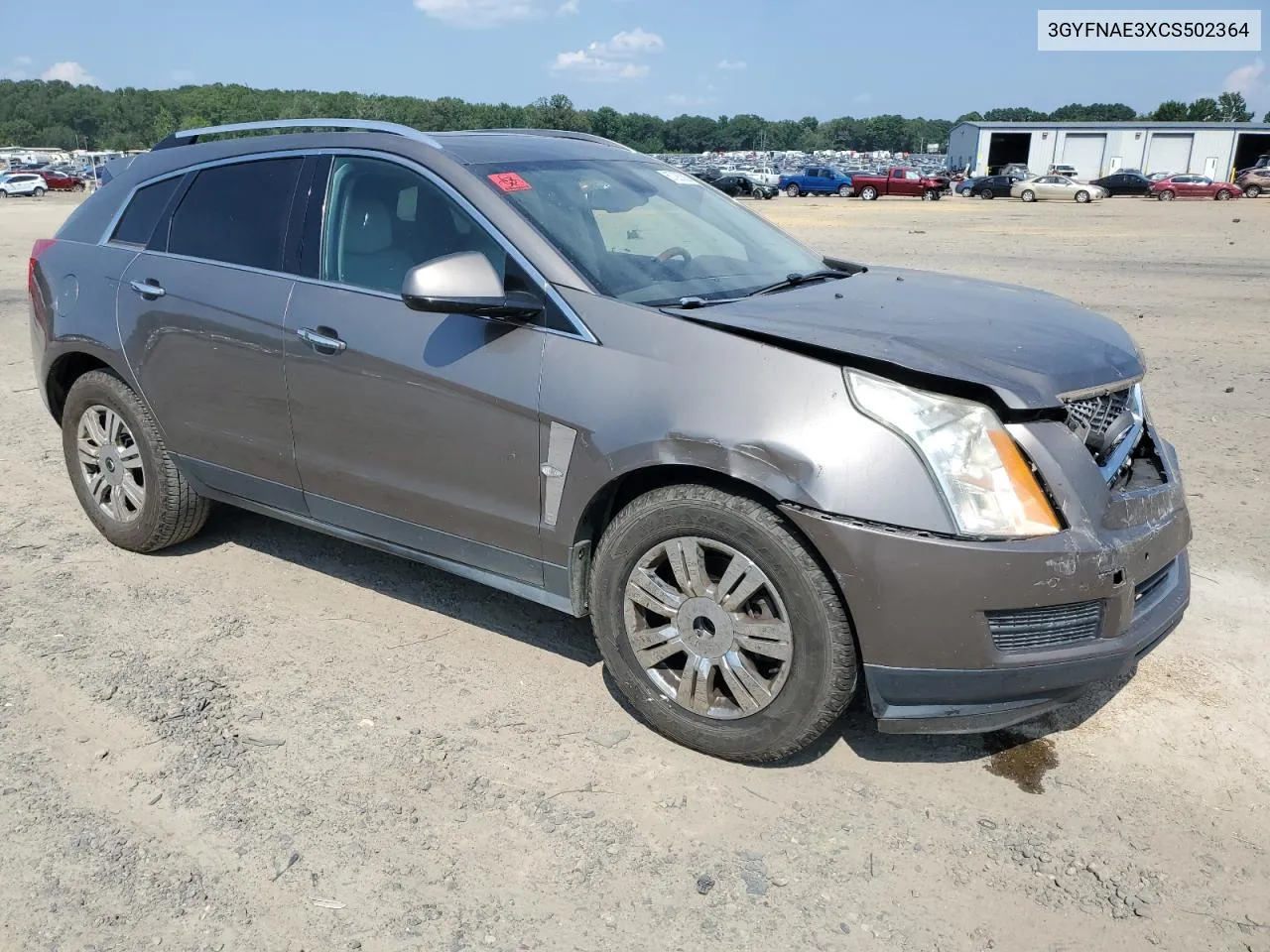 3GYFNAE3XCS502364 2012 Cadillac Srx Luxury Collection