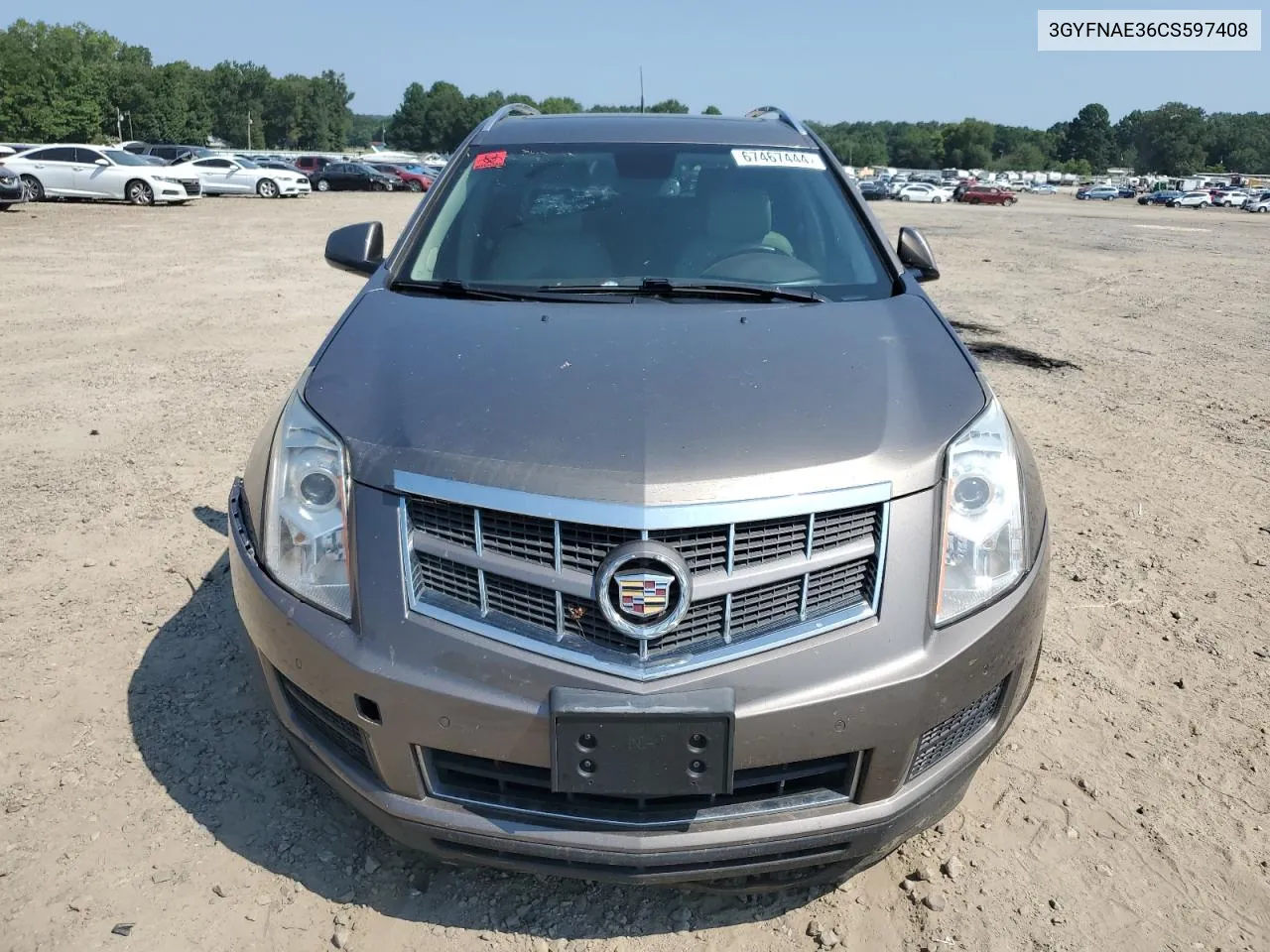 3GYFNAE36CS597408 2012 Cadillac Srx Luxury Collection